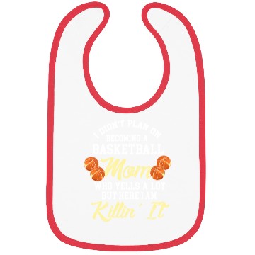Discover Basketball Mom Bibs