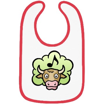 Discover Cow Methane Cartoon Bibs