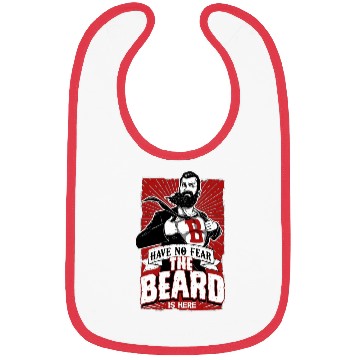 Discover Have No Fear The Beard Is Here Funny Beard Lover Bibs
