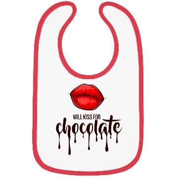Discover Will kiss for chocolate Bibs