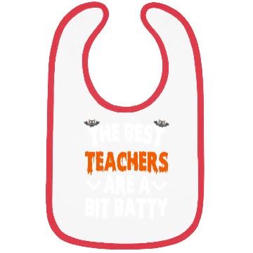 Discover The Best Teacher Are A Bit Batty, Halloween Bat Bibs