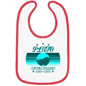 Discover Pluto Never Forget Bibs