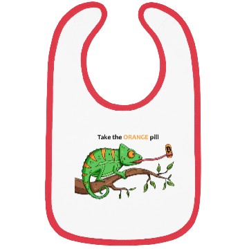 Discover Bitcoin Chameleon BTC logo Crypto lover Hodl Bibs