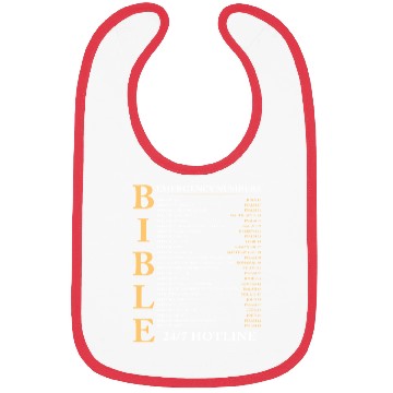 Discover Bible Emergency Number Jesus Christian Bibs