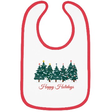 Discover Happy Holidays Bibs