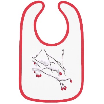 Discover Winter berries Snowy Branches Bibs