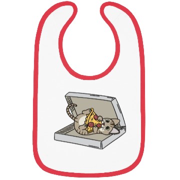 Discover Devon Rex Cat Pizza Lover Bibs