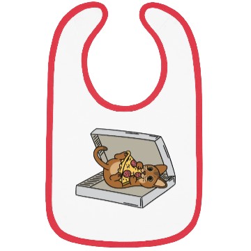 Discover Abyssinian Cat Pizza Lover Bibs