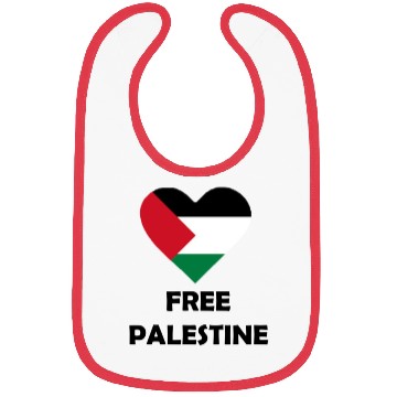 Discover free palestine Bibs