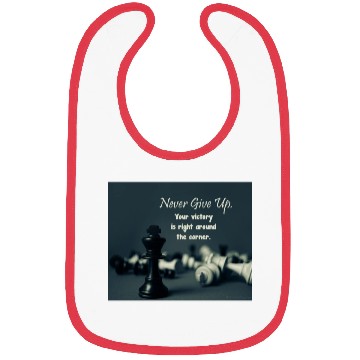 Discover Never Give Up Bibs