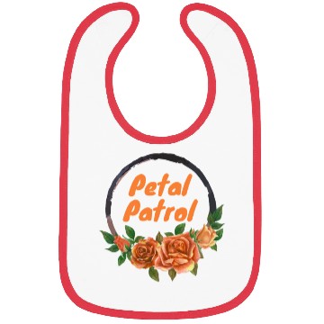Discover petal patrol flower Bibs
