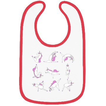 Discover Unicorn Yoga Flow Bibs