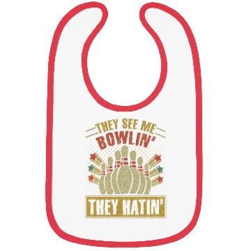Discover Bowling Bowler Gift Bibs