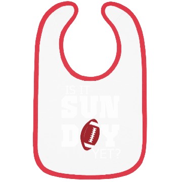 Discover Is It Sunday Yet Football Bibs