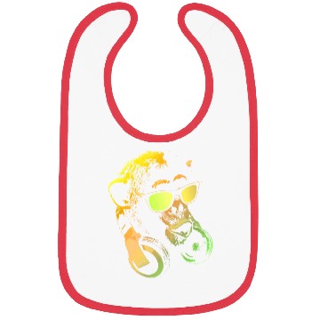 Discover Monkey DJ Yellow Bibs