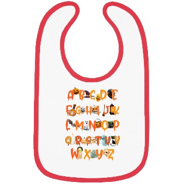 Discover Alphabet ABC Teacher Halloween Bibs