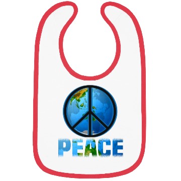 Discover World Peace One Earth Tolerance Bibs