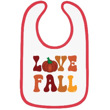 Discover i love fa Bibs, Pumpkin Fall Bibs,