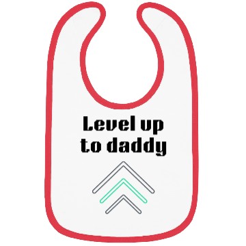 Discover Level up to daddy, funny gaming , gift for gamer Bibs