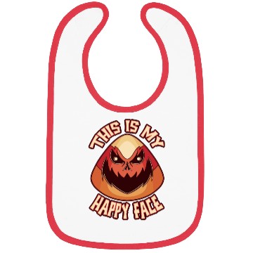 Discover Candy Corn Halloween This Is My Happy Face Funny Bibs