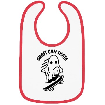 Discover Ghost Can Skate Halloween Bibs
