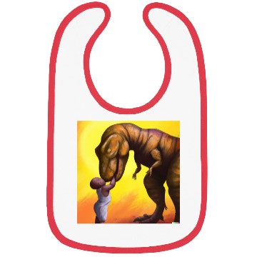 Discover Dino Love Bibs