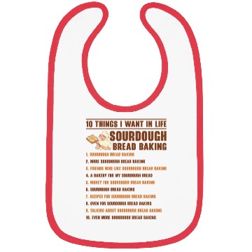 Discover Sourdough Bread Baking Foodie Baker Cooking Bibs
