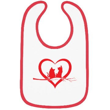 Discover Cats In Lover I Cat Owner Cat Lover Cute Cat Heart Bibs