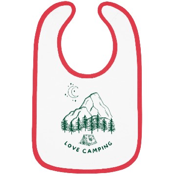 Discover Love Camping Bibs