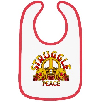 Discover struggle peach Bibs