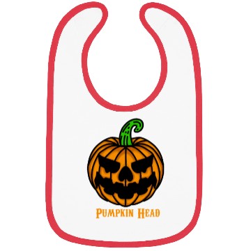 Discover pumpkin head Bibs