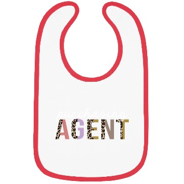 Discover Purchasing Agent Leopard Print Funny Gift Bibs