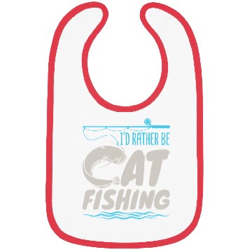 Discover Fisherman Catfish Fishing I'D Rather Be Catfishing Bibs