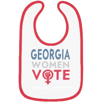 Discover Georgia Women Vote Voter 2022 Election Feminist Bibs