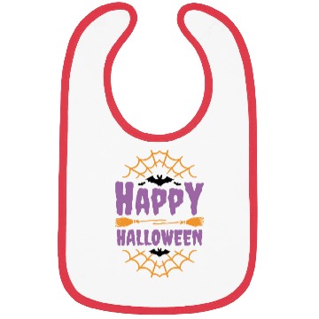 Discover Happy Halloween Cat Pumpkin Bibs