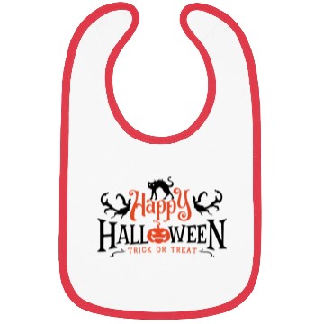 Discover Happy Hallowen Trick Or Treat Bibs