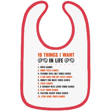 Discover Gaming Gamer Playing Video Game Computer Bibs