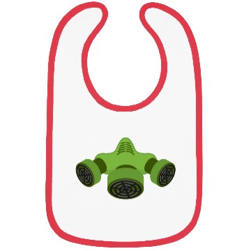 Discover Gas mask green toxic nuklear mask Bibs