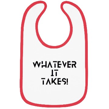 Discover whatever it takes typography Bibs