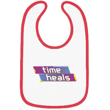 Discover time heals inspirational Bibs