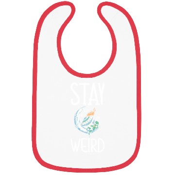 Discover Stay Weird Unidentified Flying Object Outer Space Bibs