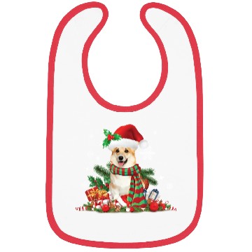 Discover Christmas themed Corgi dog Bibs