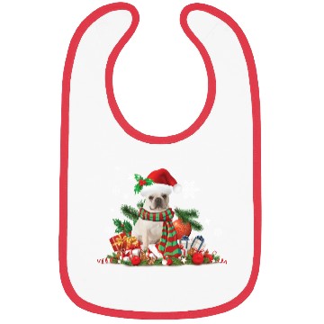 Discover Christmas French Bulldog, Frenchie dog Bibs