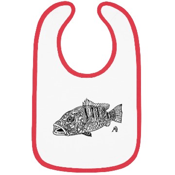 Discover Cubera Snapper Ink Remastered Bibs