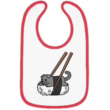 Discover Scottish Fold Cat Nigiri Sushi Bibs