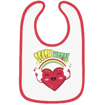 Discover Death Metal Cute Heart Bibs