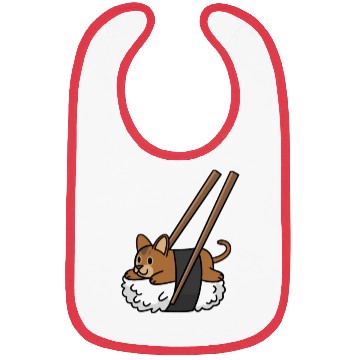 Discover Abyssinian Cat Nigiri Sushi Bibs