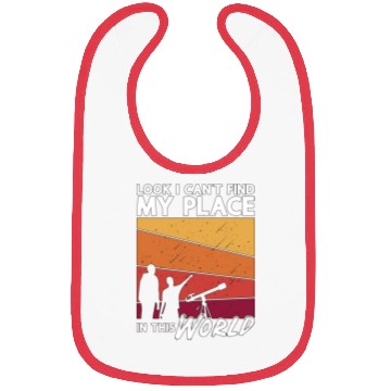 Discover Astronomy Look I Can't Find Space Stars Universe Bibs