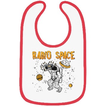 Discover Music Lover Astronomy Radio Space Stars Universe Bibs