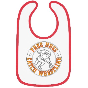 Discover Catch Wrestling Free Hugs Fight Grappling Wrestler Bibs